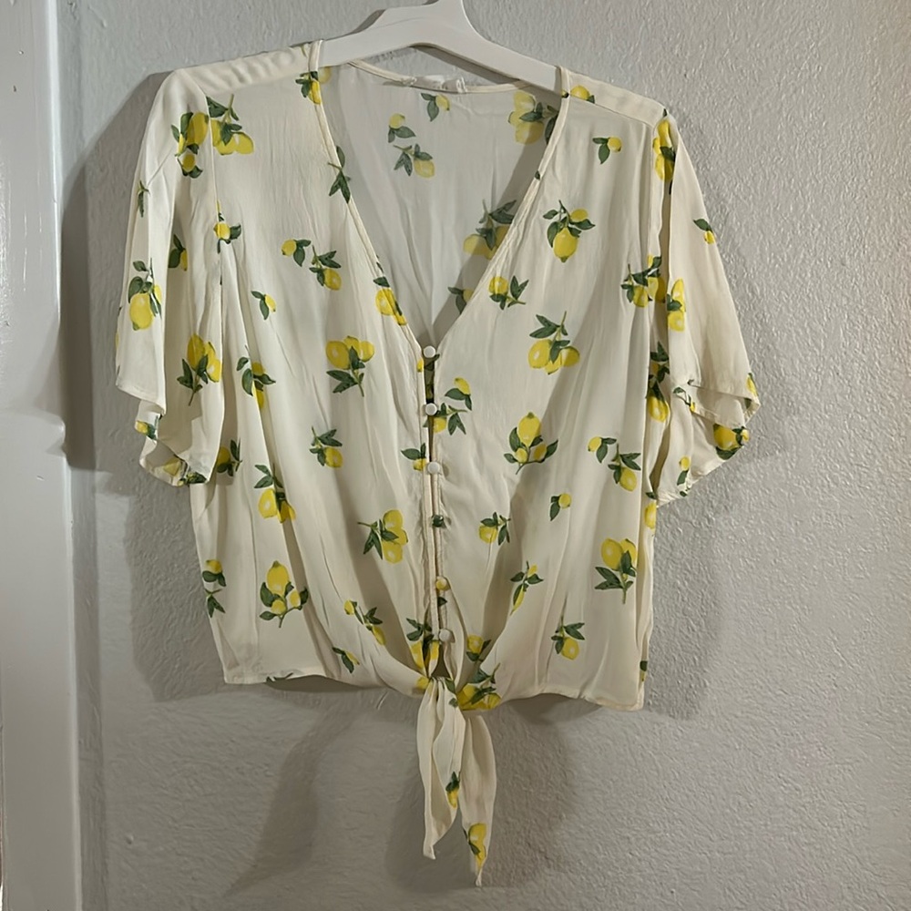 Summer blouse with lemons 🍋